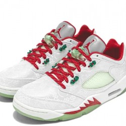 CLOT x Nike Air Jordan 5  Low “White Silk” 