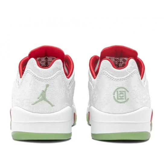 CLOT x Nike Air Jordan 5  Low “White Silk” 
